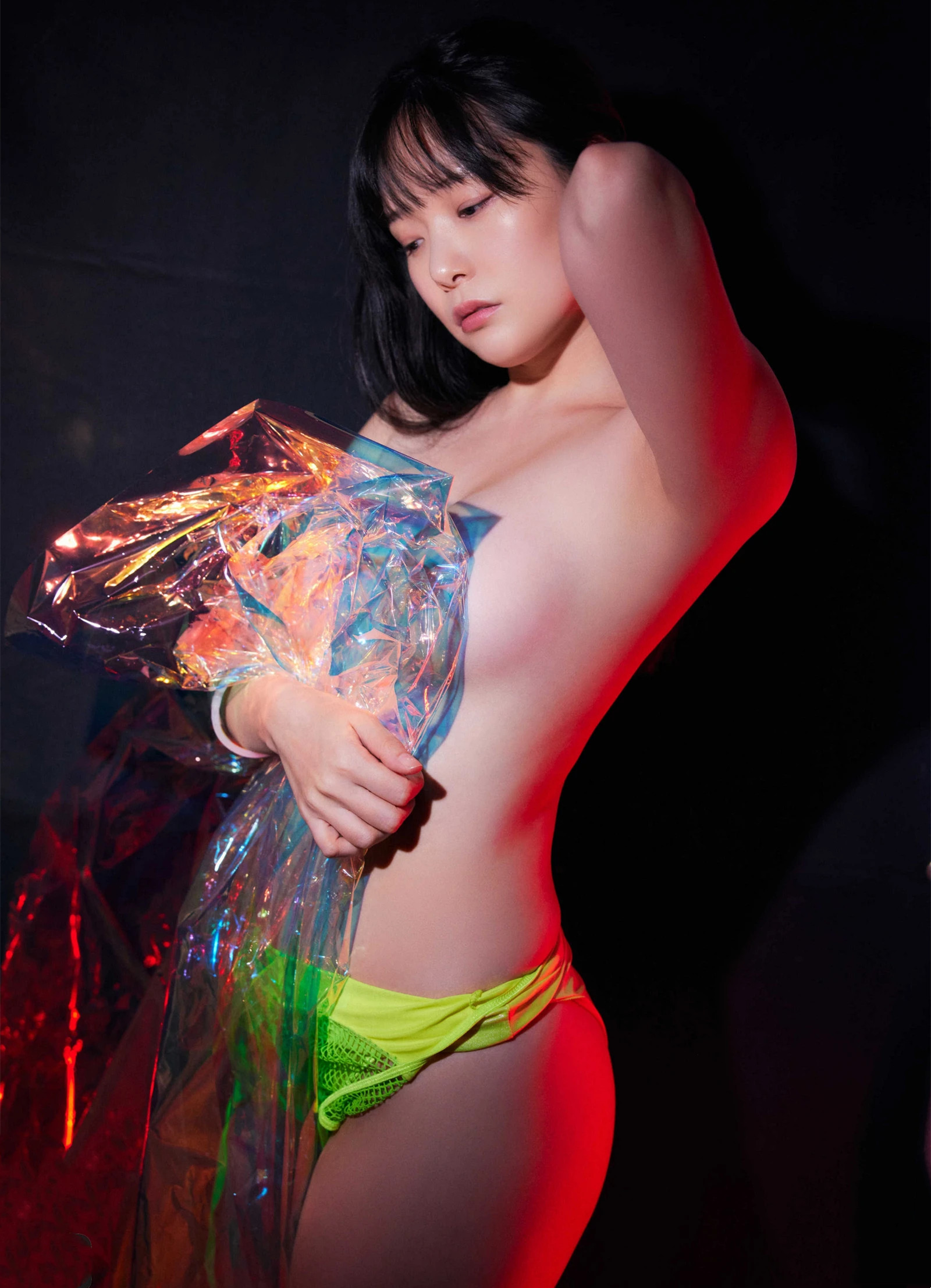 Gallery - Sir.Bean写真：绿色兔女郎紧身裤下的翘臀诱惑