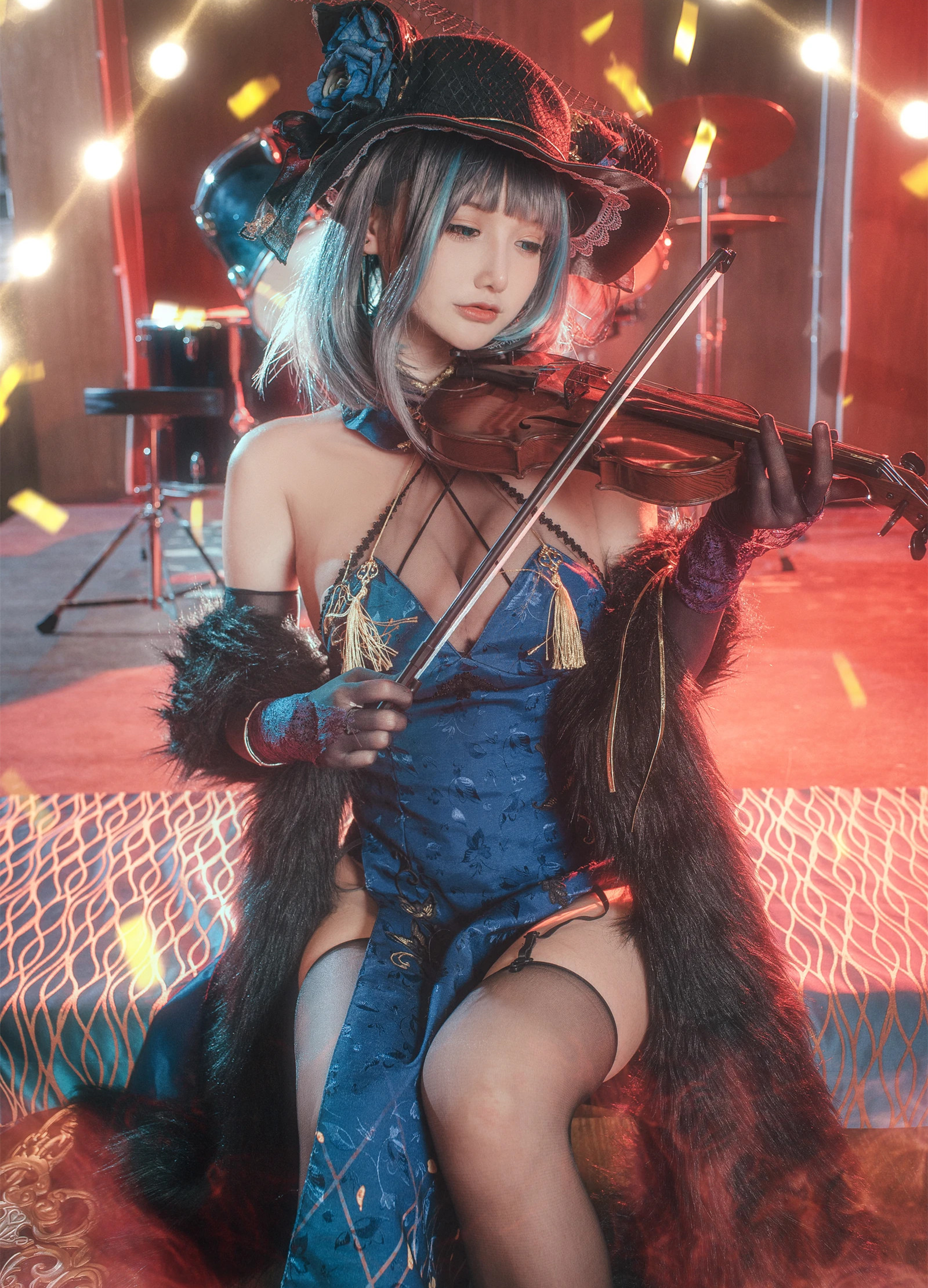 Gallery - COS妹子仙九Airi 柴郡旗袍